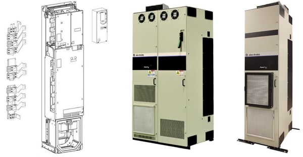 PowerFlex 755 High Power en sus presentaciones IP00, IP20 y IP54